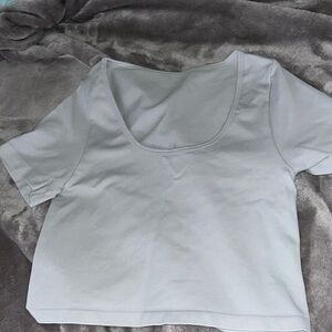 amazon grey crop top